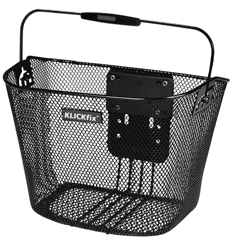 Klick-Fix Klick-fix Uni Korb feinmaschig schwarz für Lenker