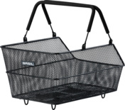 Basil Cento MIK Gepäckträgerkorb, engmaschig, schwarz, 22 Liter